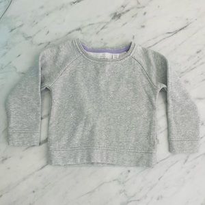 Okaïdi Heathered Grey Crystal Sweatshirt